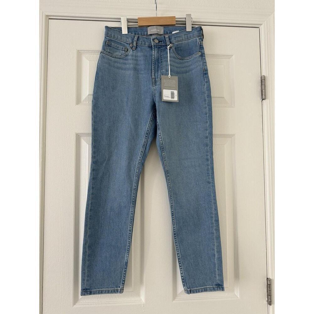 Everlane Jeans Womens 27 Blue Original Cheeky High Rise Straight Leg Casual Pant